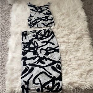 Comfy stylish skirt set